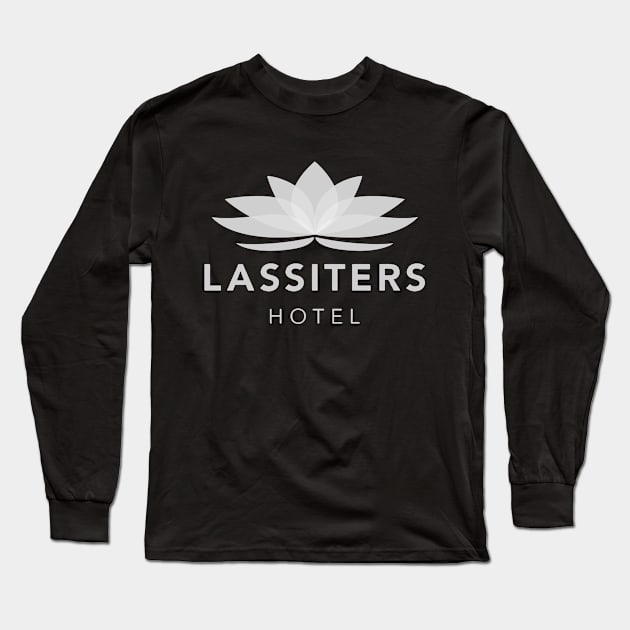 Retro Lassiters Hotel Neighbours Long Sleeve T-Shirt by Rebus28